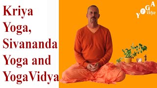 Kriya Yoga Sivananda Yoga and Yoga Vidya [upl. by Wincer]