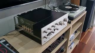 Pioneer SA9500 Amp Fully Restored demo John Fogerty Old Man Down the Road [upl. by Nachison257]