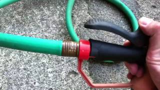 How to Separate a Garden Hose from a Stuck Spray Nozzle [upl. by Leann619]