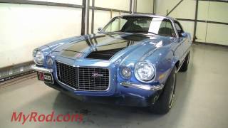 1973 Camaro Z28 RS LT video 1  MyRodcom [upl. by Aplihs251]