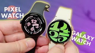 Google Pixel Watch 2 vs Samsung Galaxy Watch 6  Which should you buy [upl. by Drarehs]