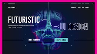 Futuristic UI Design With the help of 2 AI Tools [upl. by Pirri]