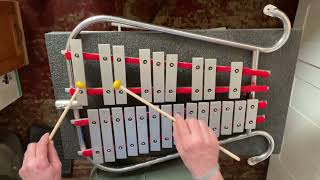 Glockenspiel Solo  Buddy Holly Song EVERYDAY [upl. by Pihc]