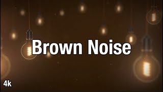 Brown Noise  Braunes Rauschen zur Behandlung von Stress Migräne Tinnitus 1f²Rauschen [upl. by Nickolaus]