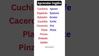 Utensilios de cocina en inglés [upl. by Ddahc217]