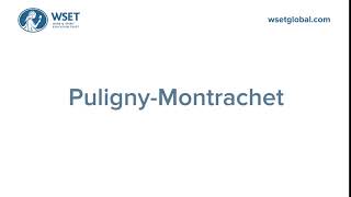 How to say it Puligny Montrachet [upl. by Novat43]