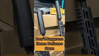 DON’T Use a Suppressor in Home Defense [upl. by Idnib]