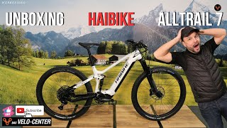 Haibike Alltrail 7 white 29quot Unboxing  Das Velo Center [upl. by Avehstab]