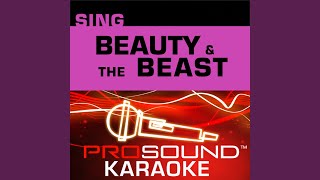 Gaston Reprise Karaoke with Background Vocals In the Style of Beauty and the Beast [upl. by Solnit855]