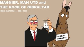 Magnier Man Utd and The Rock of Gibraltar News reports  Feb 2005 [upl. by Nove]