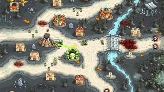 Kingdom Rush Frontiers  DESECRATED GROVE veteran heroic [upl. by Neiluj335]