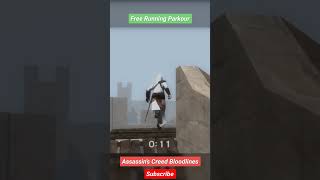 Assassins Creed Free Running Parkour shorts short assassinscreed yourniqgamer [upl. by Hartwell956]