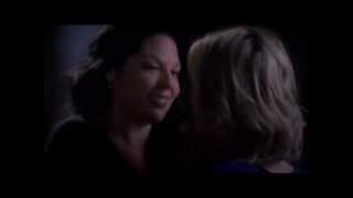 Greys Anatomy  Callie and Arizona Kiss quotTalking may be the problemquot 10x11 [upl. by Arhna189]