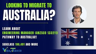 Engineering Manager ANZSCO 133211 Australian Immigration Law VisaTasker [upl. by Peers675]