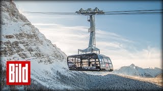 Seilbahn zur Zugspitze  Fahrt mit der RekordBahn [upl. by Cerellia197]