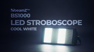 BeamZ Pro BS1000 LED Stroboscope  Cool White [upl. by Eyot]