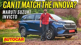 2023 Maruti Suzuki Invicto review  Innova with a twist  First Drive  Autocar India [upl. by Neelyak]