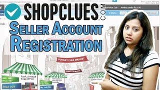 Merchant Registration on Shopclues  Store Setup sell on shopcluescom in Hindi [upl. by Syned]