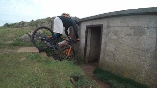 Carrera Sulcata Mountain Biking Brean Down 08112016 [upl. by Drarrej]