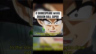 If shakespeare wrote dragonballsuper dragonball gokublack fandub fypage trunks voiceacting [upl. by Akeimahs]