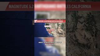 52 magnitude earthquake hits Southern California [upl. by Niel]