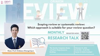 Scoping review or systematic review Which approach is suitable for your review question [upl. by Eelyam]