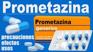 PROMETAZINA para que sirve reacciones nauseas vomitos alergias [upl. by Oxford424]