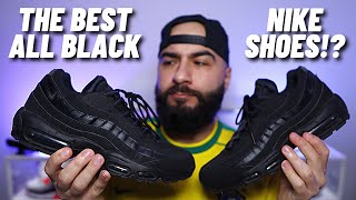 BEST ALL BLACK NIKE SNEAKERS [upl. by Eduard]