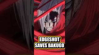 EDGESHOT SAVES THE DAY myheroacademia anime bokunoheroacademia [upl. by Oiromed]