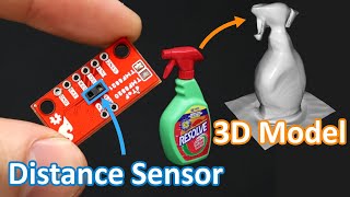 3D Reconstruction with a Tiny Distance Sensor [upl. by Tad696]