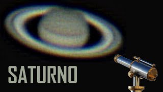 Cómo es SATURNO visto con Telescopio desde la Tierra [upl. by Zap680]