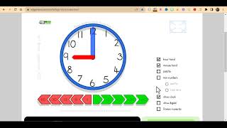 Looking for a way to teach telling time on a clock Try this very helpful clock demonstrator [upl. by Romine]