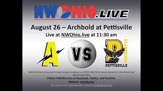 Northwest Ohio High School Volleyball  Archbold at Pettisville 82623 [upl. by Aninay212]