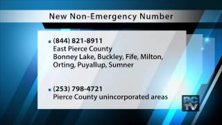 South Sound 911 has new nonemergency number for East Pierce County [upl. by Iney]