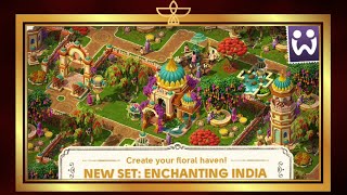 JUNES JOURNEY NEW SEASONAL SET MARCH 2024  ENCHANTING INDIA SET  FLORAL PALACE  4K [upl. by Ally]