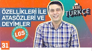 8 Sınıf Atasözleri ve Deyimler Atasözleri ve Anlamları Atasözlerinin Özellikleri  Türkçe 31 [upl. by Anavahs]