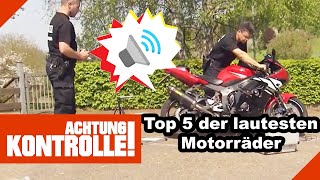 Auf KRAWALL gebürstet Die Top 5 der lautesten Motorräder  Kabel Eins  Achtung Kontrolle [upl. by Stryker454]