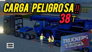 🗣️CARGA PELIGROSA‼️TRUCKERS OF EUROPE 3Dangerous cargo🚦gamepleygamepley [upl. by Kensell]