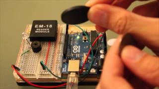 HowTo Use RFID EM18 with Arduino Uno [upl. by Orips]