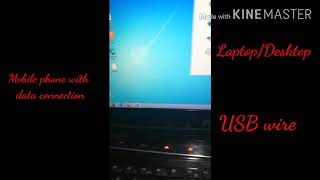 Paano i connect ang laptopdesktop sa mobile data thru usb wire connection [upl. by Sutsuj]