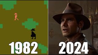 Evolution of Indiana Jones Games 19822024 [upl. by Gnort587]