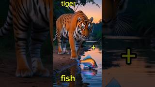 tigerfish trendingshorts animals ai tiger edit fish [upl. by Drisko569]