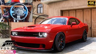 800HP Dodge Challenger SRT Hellcat  Forza Horizon 5  Thrustmaster T150 Steering Wheel Gameplay [upl. by Irahk]