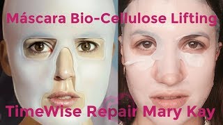 Máscara Facial Biocellulose Timewise Repair™  Mary Kay [upl. by Nethsa319]