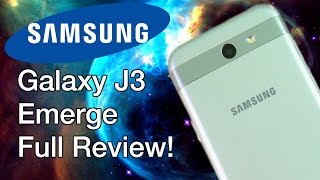 Galaxy J3 Emerge Full Review 60FPS [upl. by Gabrila476]