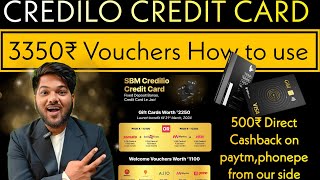 SBM Credilio Credit Card Review Best FD Based Credit Card 2024  Credilio Credit Card Good or Bad [upl. by Dachia644]