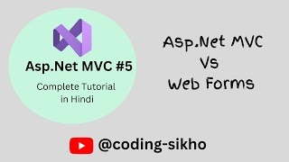 AspNet MVC vs Web Forms  MVC for beginners [upl. by Creedon]