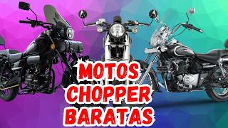 LAS MOTOS CHOPPER MAS BARATAS [upl. by Arni756]