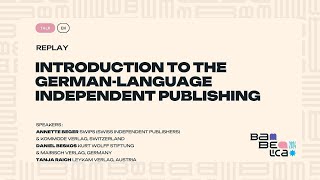 TALK  Introduction to the Germanlanguage independent publishing [upl. by Frederique]