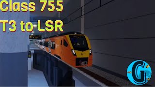 FAN SUGGESTION 25 Driving AirLink Class 755 from Terminal 3 to Leighton Stepford Road SCR [upl. by Ahsekad324]